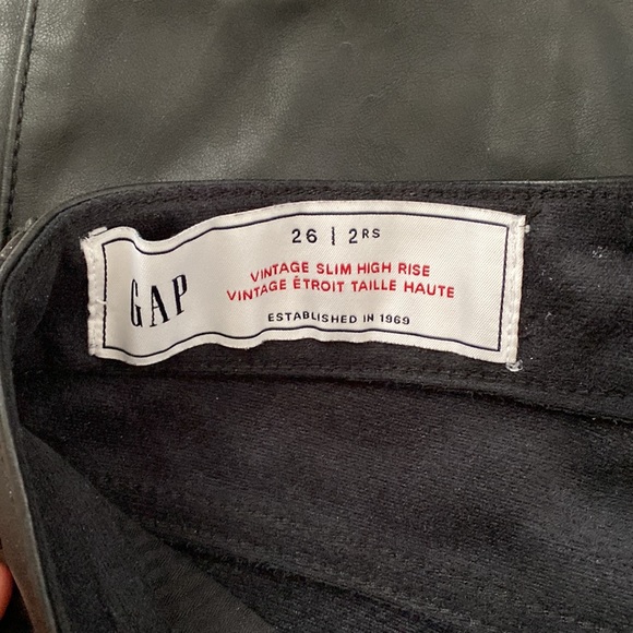 Gap Vintage Slim High Rise (leather pants) - Picture 3 of 9